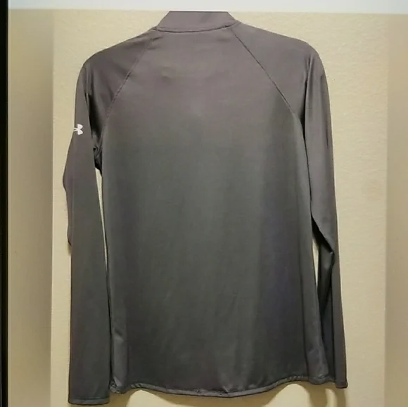 Womens Under Armour Charcoal Gray Loose Fit Shirt - Picture 4 of 12